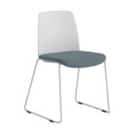 Stol med tygsits, plastrygg och medar - Choice